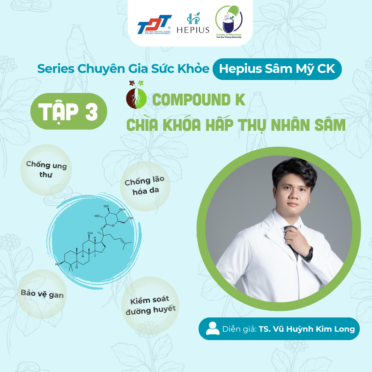 Compound K trong Sâm Mỹ – Bí quyết giúp cơ thể hấp thu sâm hiệu quả hơn